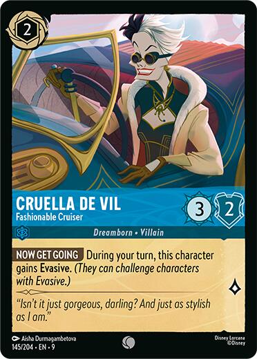 Cruella De Vil - Fashionable Cruiser (145/204) [Fabled] | Clutch Gaming