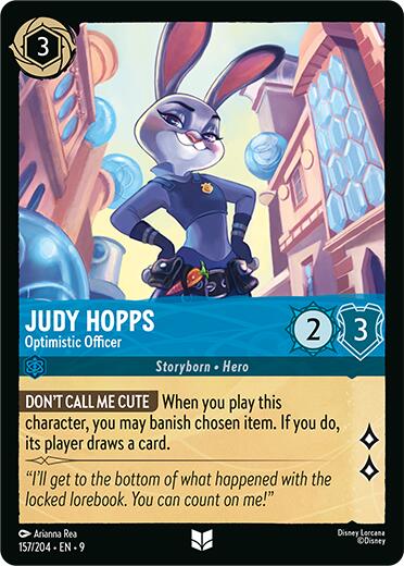 Judy Hopps - Optimistic Officer (157/204) [Fabled] | Clutch Gaming