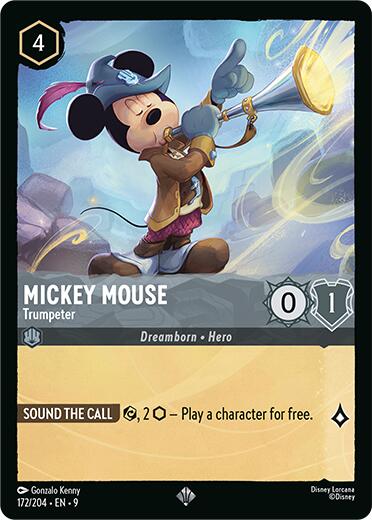 Mickey Mouse - Trumpeter (172/204) [Fabled] | Clutch Gaming