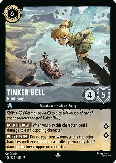 Tinker Bell - Giant Fairy (188/204) [Fabled] | Clutch Gaming