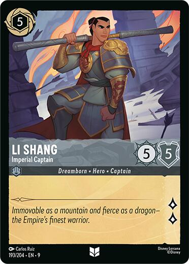 Li Shang - Imperial Captain (193/204) [Fabled] | Clutch Gaming