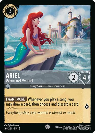 Ariel - Determined Mermaid (196/204) [Fabled] | Clutch Gaming