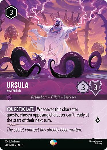 Ursula - Sea Witch (Epic) (208/204) [Fabled] | Clutch Gaming