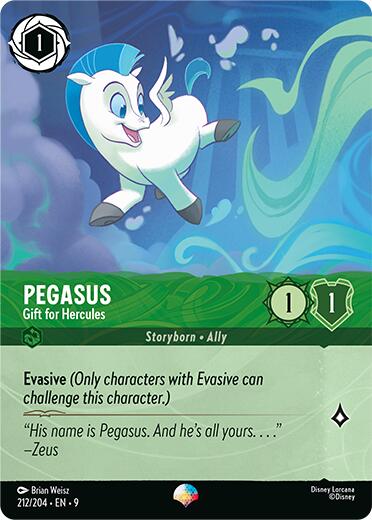 Pegasus - Gift for Hercules (Epic) (212/204) [Fabled] | Clutch Gaming