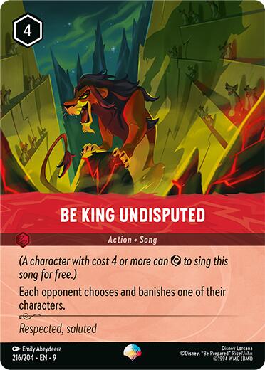 Be King Undisputed (Epic) (216/204) [Fabled] | Clutch Gaming