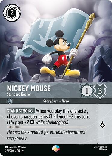 Mickey Mouse - Standard Bearer (Epic) (221/204) [Fabled] | Clutch Gaming