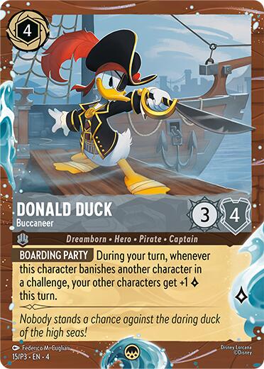 Donald Duck - Buccaneer (Disney Cruise Promo) (15/P3) [Promo Cards] | Clutch Gaming