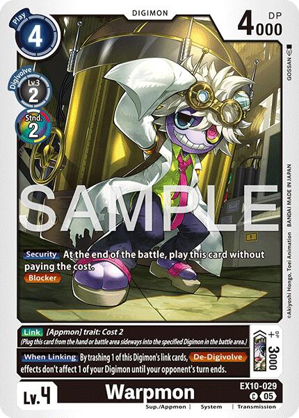 Warpmon [EX10-029] [Sinister Order] | Clutch Gaming
