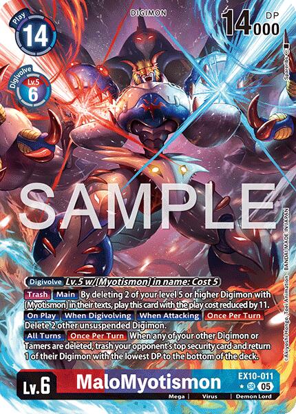 MaloMyotismon [EX10-011] (Alternate Art) [Sinister Order] | Clutch Gaming