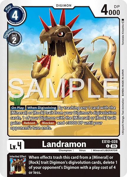 Landramon [EX10-028] [Sinister Order] | Clutch Gaming