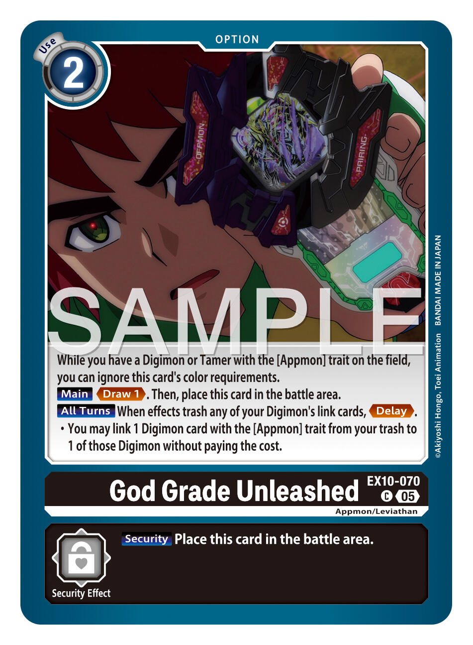 God Grade Unleashed [EX10-070] [Sinister Order] | Clutch Gaming