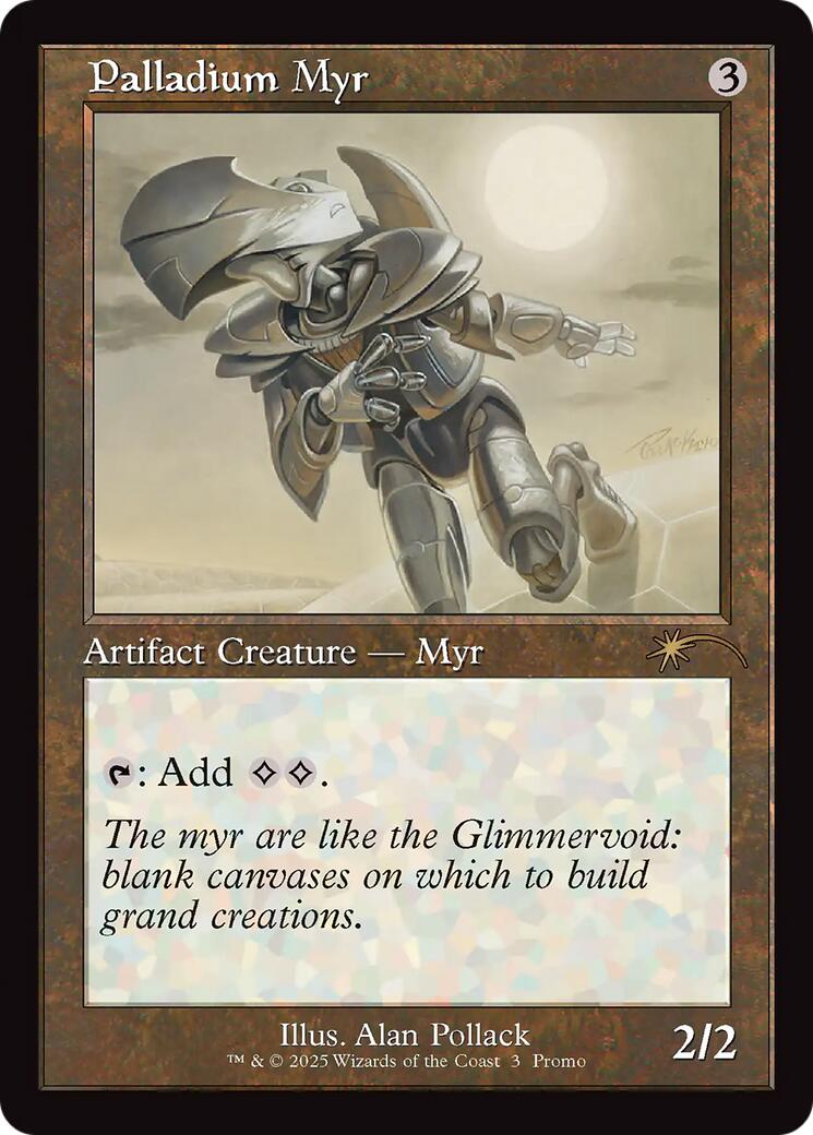 Palladium Myr (Retro Frame) [Standard Showdown Promos] | Clutch Gaming