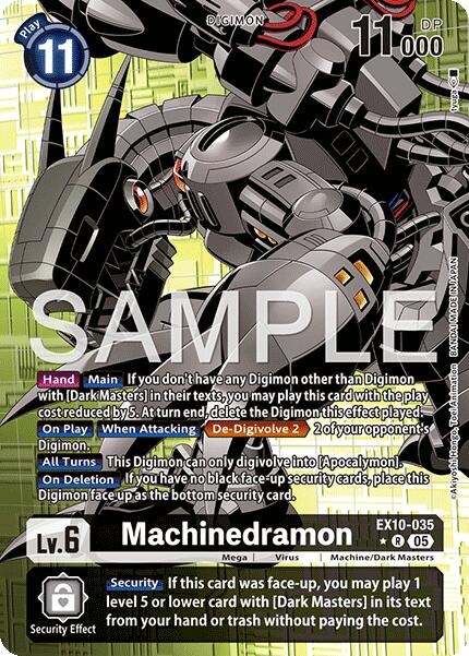 Machinedramon [EX10-035] (Alternate Art) [Sinister Order] | Clutch Gaming