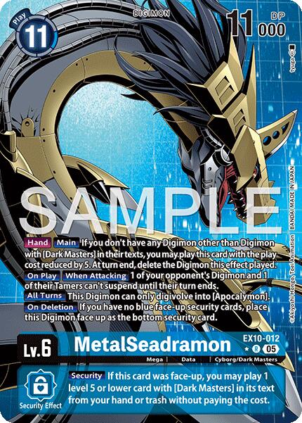 MetalSeadramon [EX10-012] (Alternate Art) [Sinister Order] | Clutch Gaming
