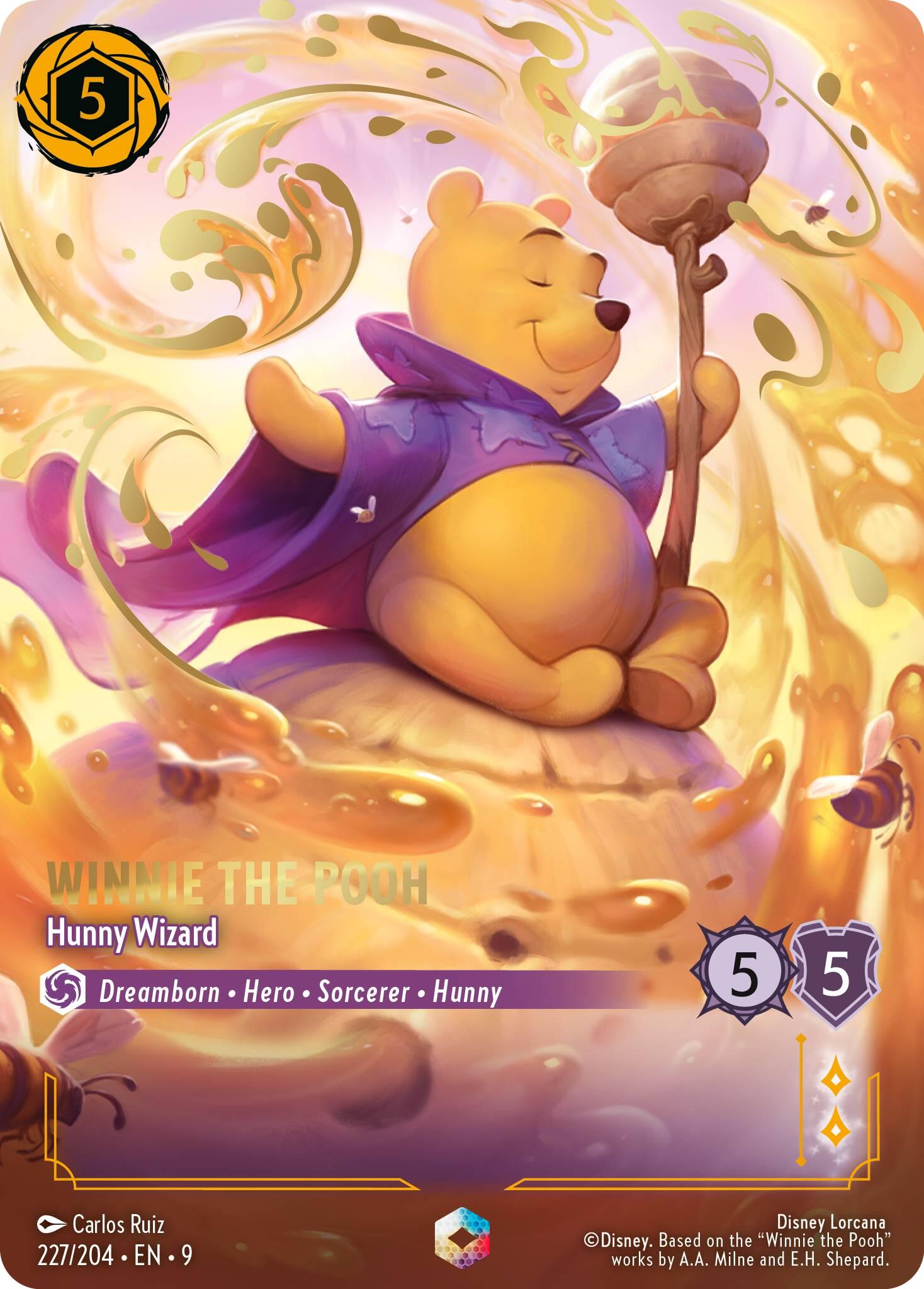 Winnie the Pooh - Hunny Wizard (Enchanted) (227/204) [Fabled] | Clutch Gaming