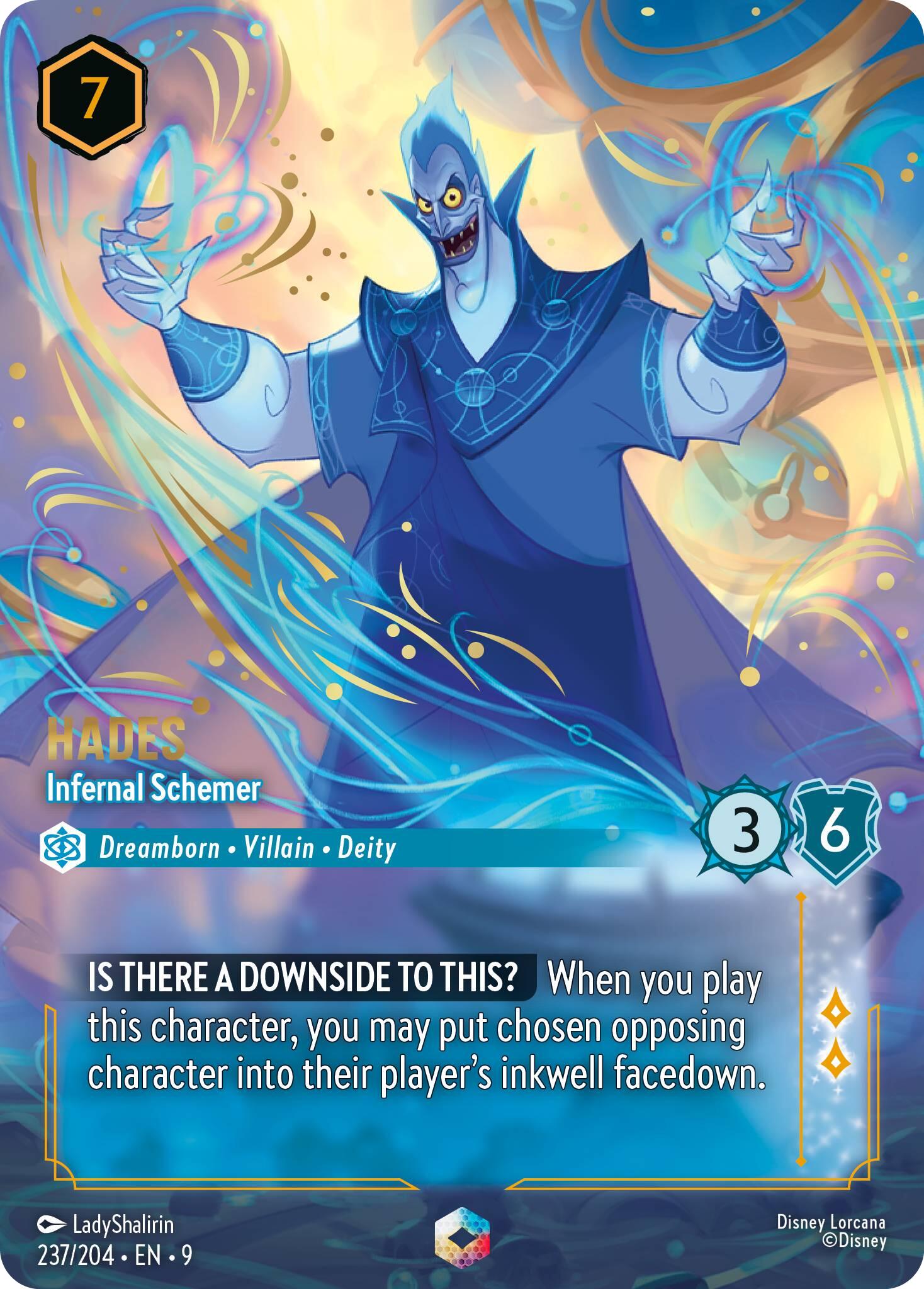 Hades - Infernal Schemer (Enchanted) (237/204) [Fabled] | Clutch Gaming