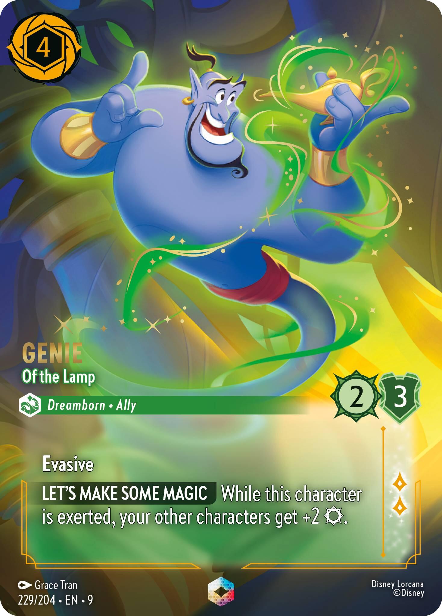 Genie - Of the Lamp (Enchanted) (229/204) [Fabled] | Clutch Gaming
