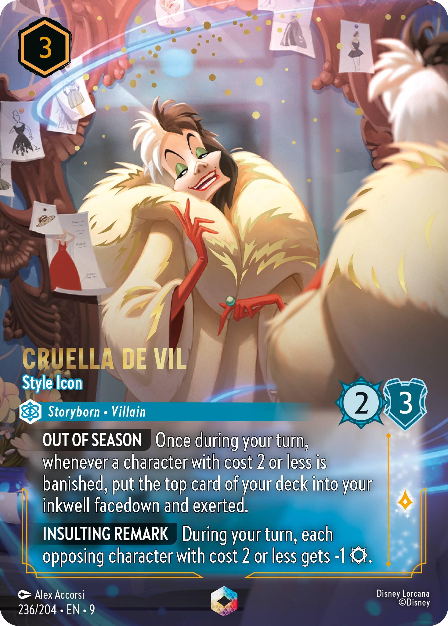 Cruella De Vil - Style Icon (Enchanted) (236/204) [Fabled] | Clutch Gaming