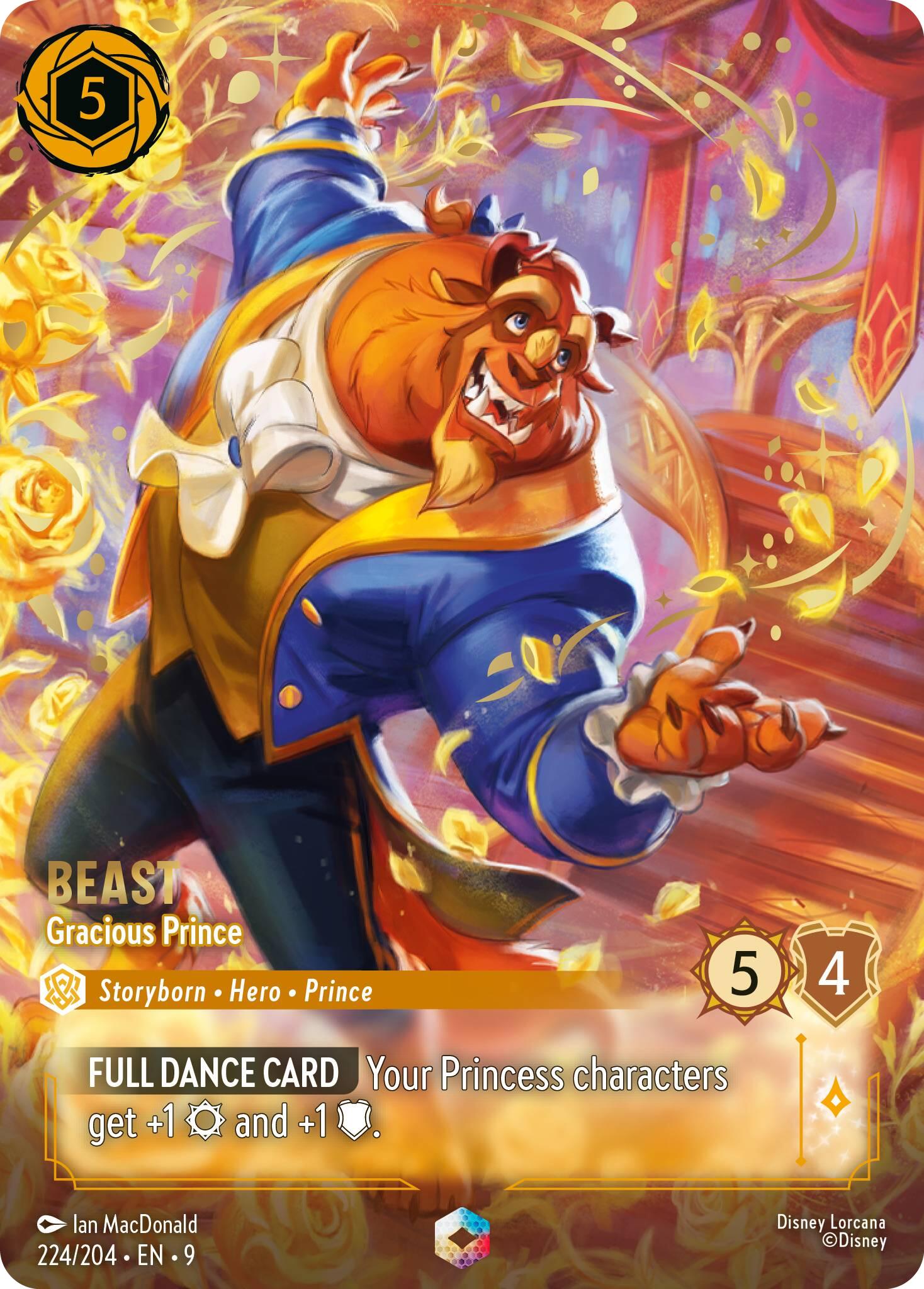 Beast - Gracious Prince (Enchanted) (224/204) [Fabled] | Clutch Gaming