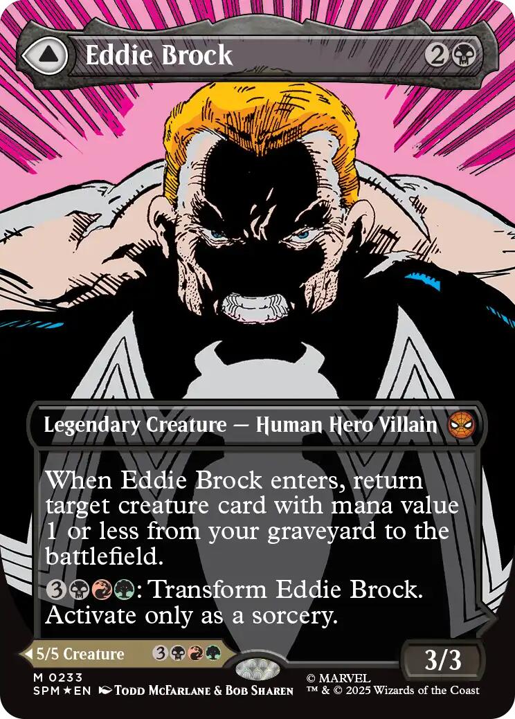 Eddie Brock (0233) (Borderless) [Marvel's Spider-Man] | Clutch Gaming