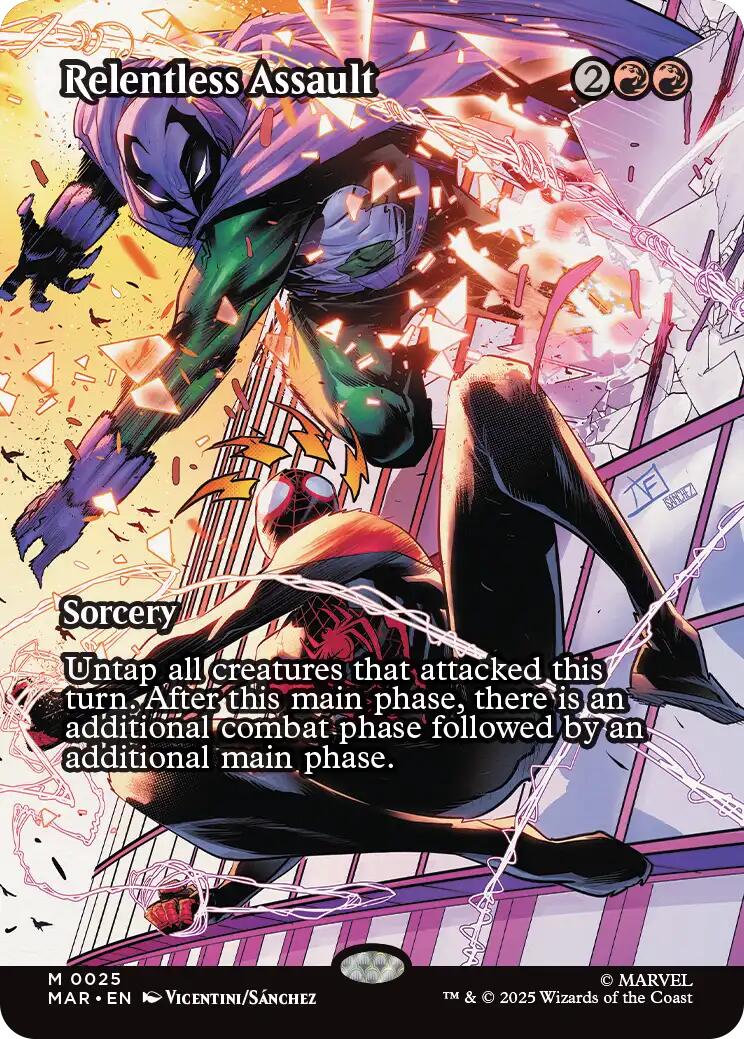Relentless Assault (Borderless) [Marvel's Spider-Man: Eternal-Legal] | Clutch Gaming