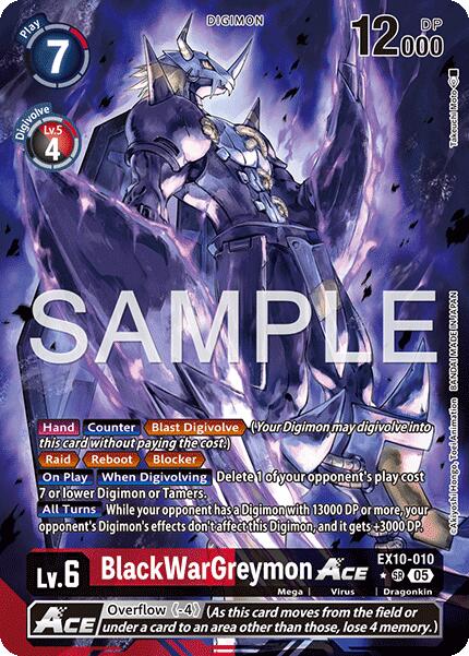 BlackWarGreymon ACE [EX10-010] (Alternate Art) [Sinister Order] | Clutch Gaming