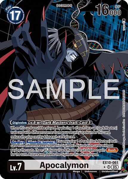 Apocalymon [EX10-061] (Alternate Art) [Sinister Order] | Clutch Gaming