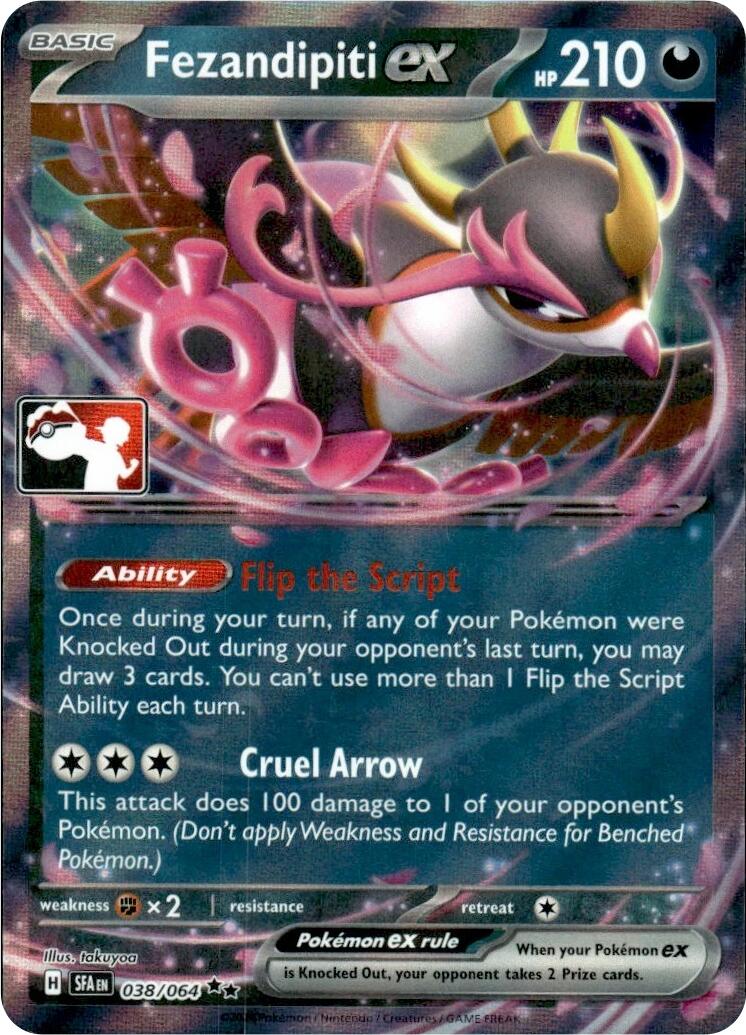 Fezandipiti ex (038/064) [Prize Pack Series Seven] | Clutch Gaming