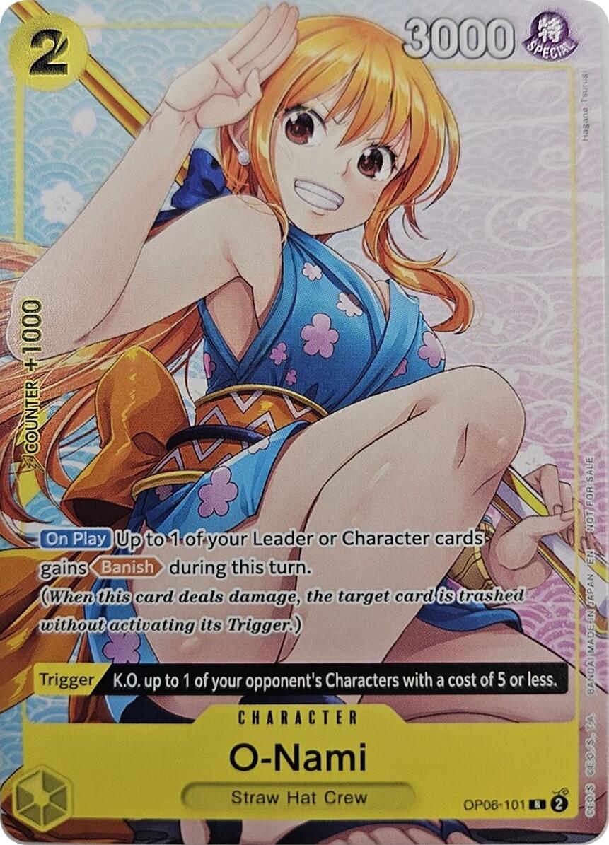 O-Nami (Welcome Pack Vol. 2) [One Piece Promotion Cards] | Clutch Gaming