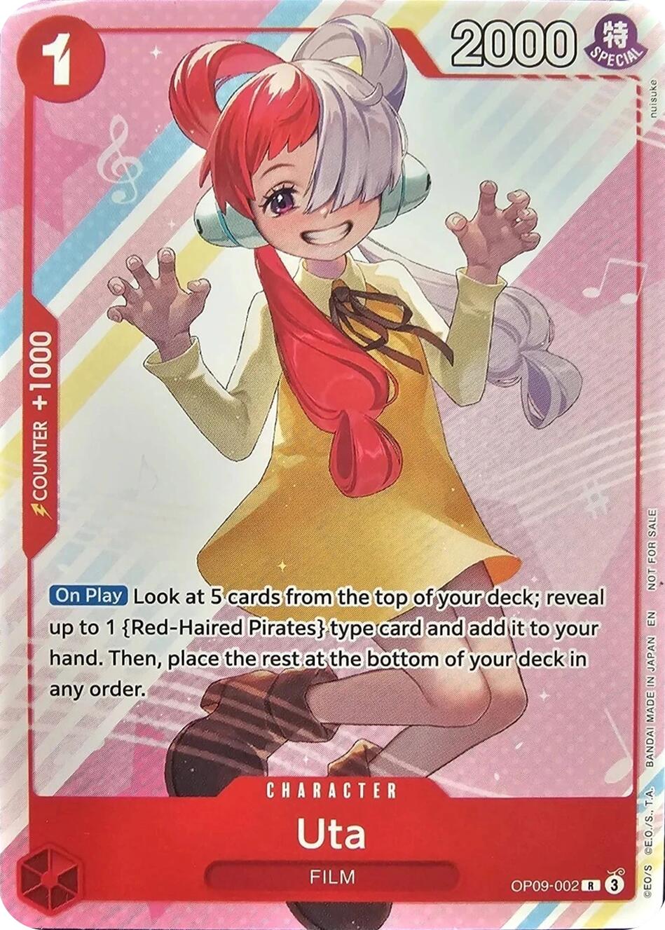 Uta (Welcome Pack Vol. 2) [One Piece Promotion Cards] | Clutch Gaming