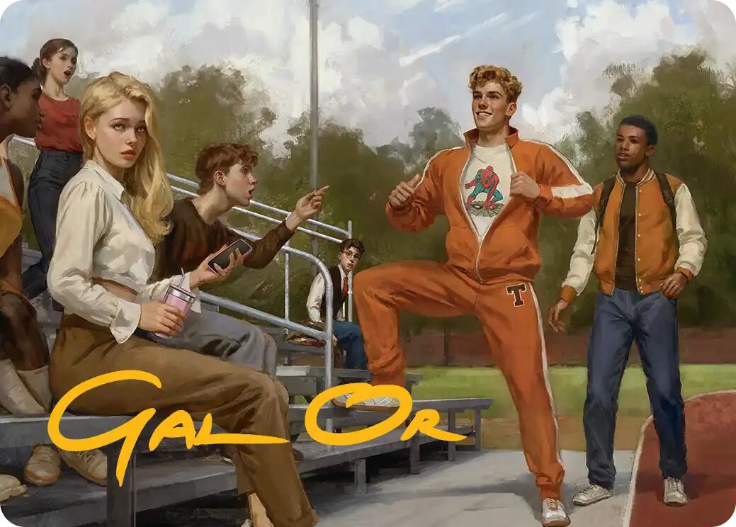 Flash Thompson, Spider-Fan Art Card (Gold-Stamped Signature) [Marvel's Spider-Man Art Series] | Clutch Gaming