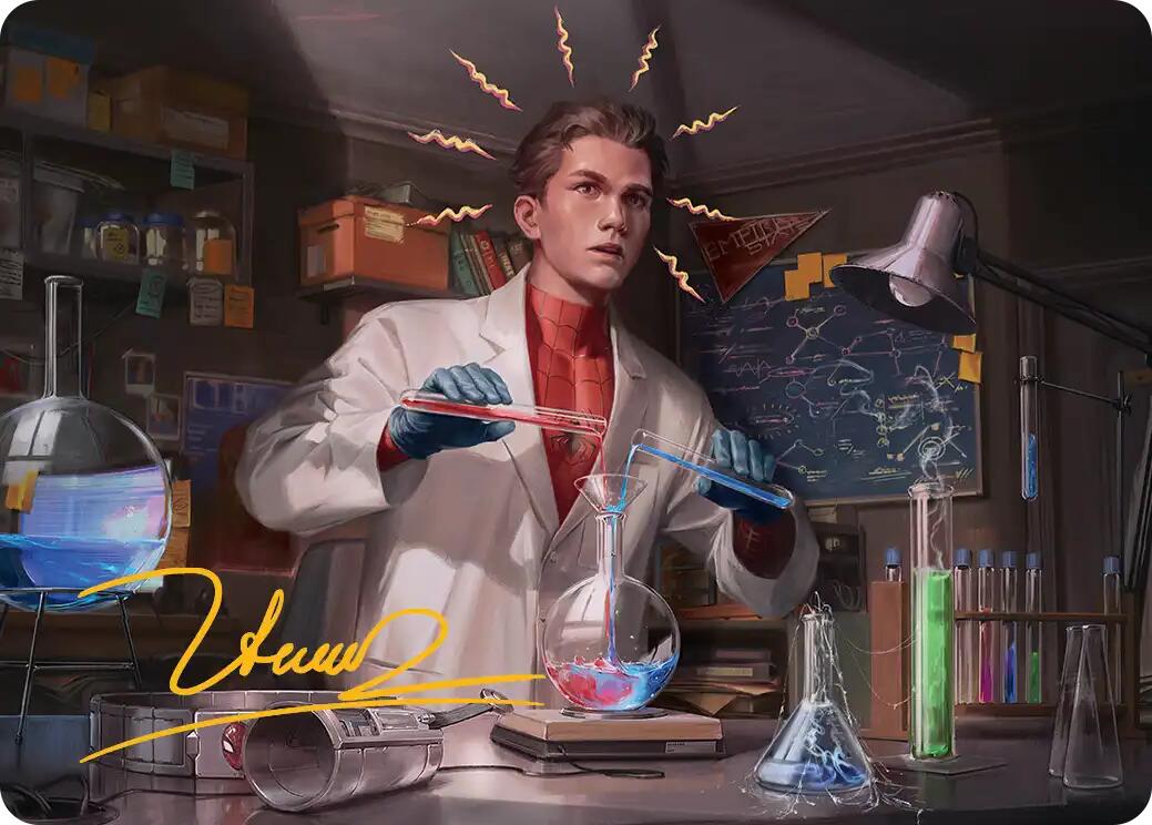 Peter Parker Art Card (3/54) (Gold-Stamped Signature) [Marvel's Spider-Man Art Series] | Clutch Gaming