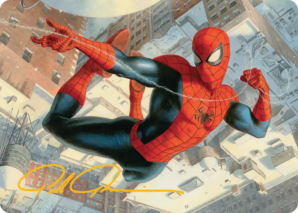 Spider-Man, Peter Parker Art Card (Gold-Stamped Signature) [Marvel's Spider-Man Art Series] | Clutch Gaming