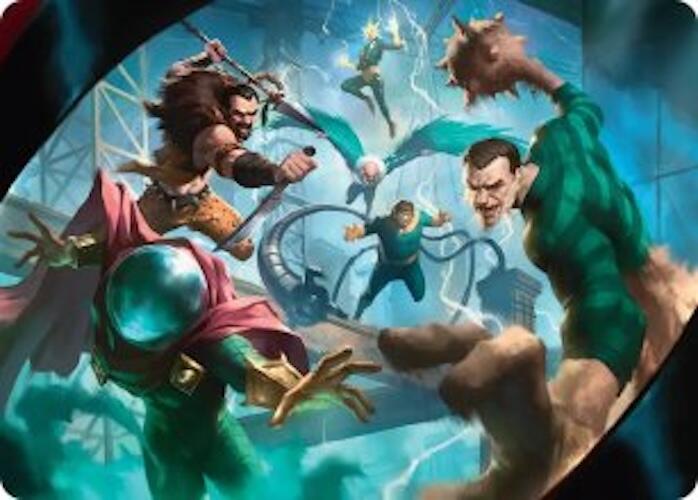 Behold the Sinister Six! Art Card (7/54) [Marvel's Spider-Man Art Series] | Clutch Gaming