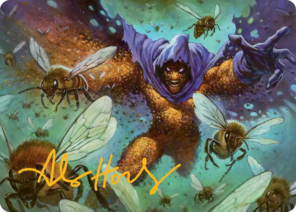 Swarm, Being of Bees Art Card (Gold-Stamped Signature) [Marvel's Spider-Man Art Series] | Clutch Gaming