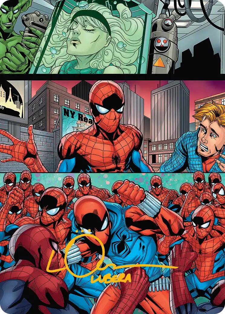 The Clone Saga Art Card (Gold-Stamped Signature) [Marvel's Spider-Man Art Series] | Clutch Gaming