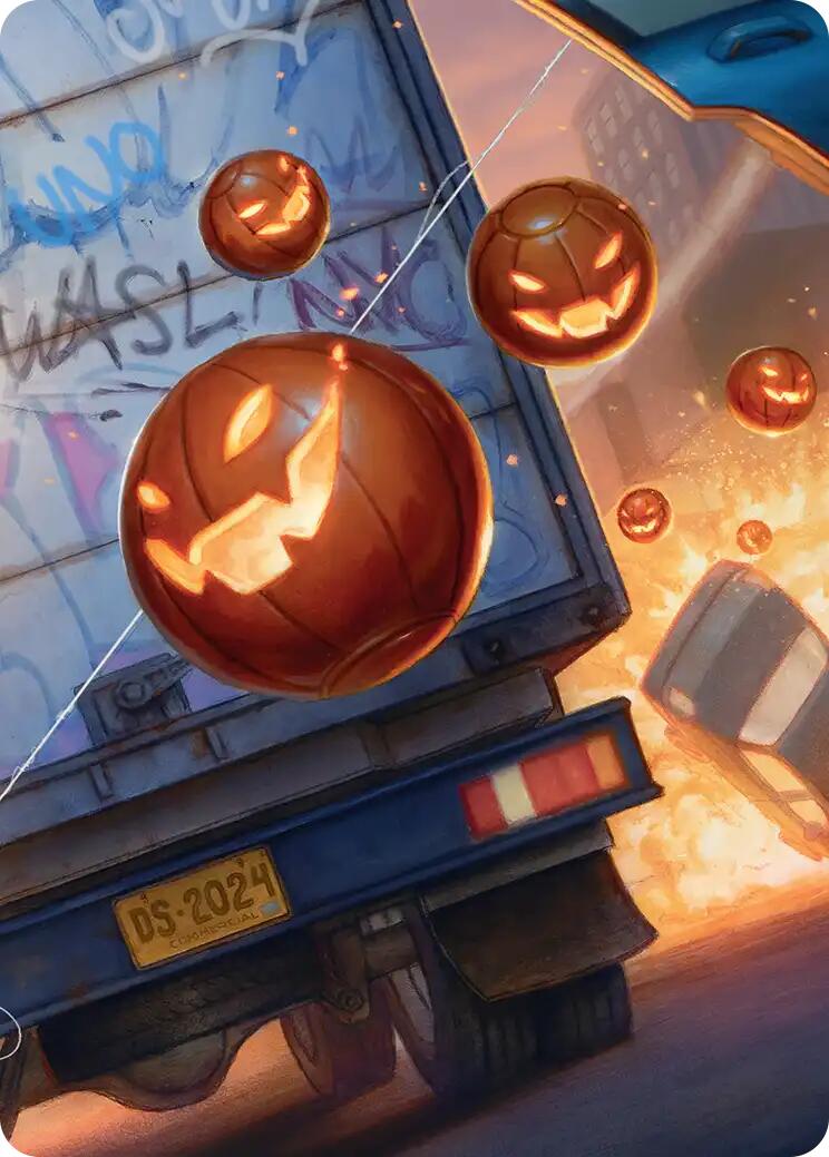 Pumpkin Bombs Art Card [Marvel's Spider-Man Art Series] | Clutch Gaming