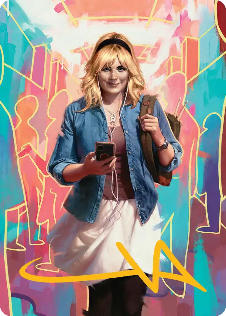 Gwen Stacy Art Card (Gold-Stamped Signature) (13/54) [Marvel's Spider-Man Art Series] | Clutch Gaming