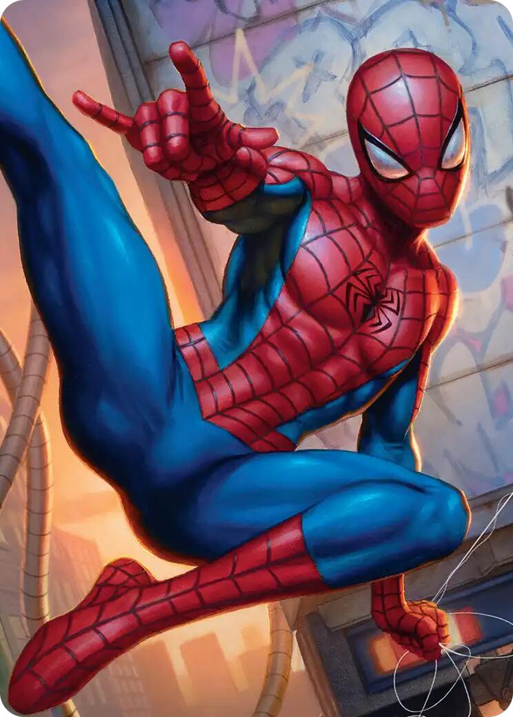 Sensational Spider-Man Art Card [Marvel's Spider-Man Art Series] | Clutch Gaming