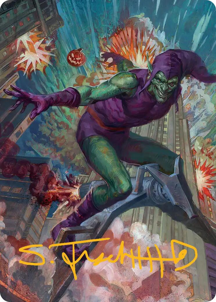 Green Goblin Art Card (26/54) (Gold-Stamped Signature) [Marvel's Spider-Man Art Series] | Clutch Gaming
