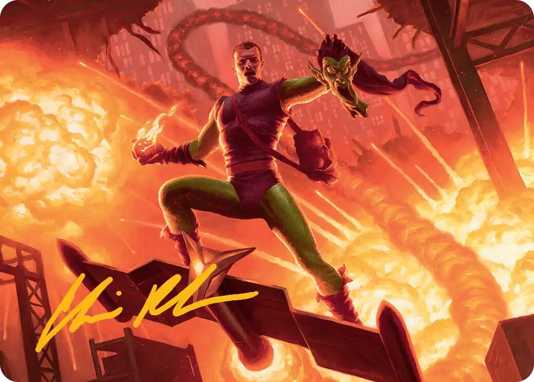 Green Goblin, Revenant Art Card (Gold-Stamped Signature) [Marvel's Spider-Man Art Series] | Clutch Gaming