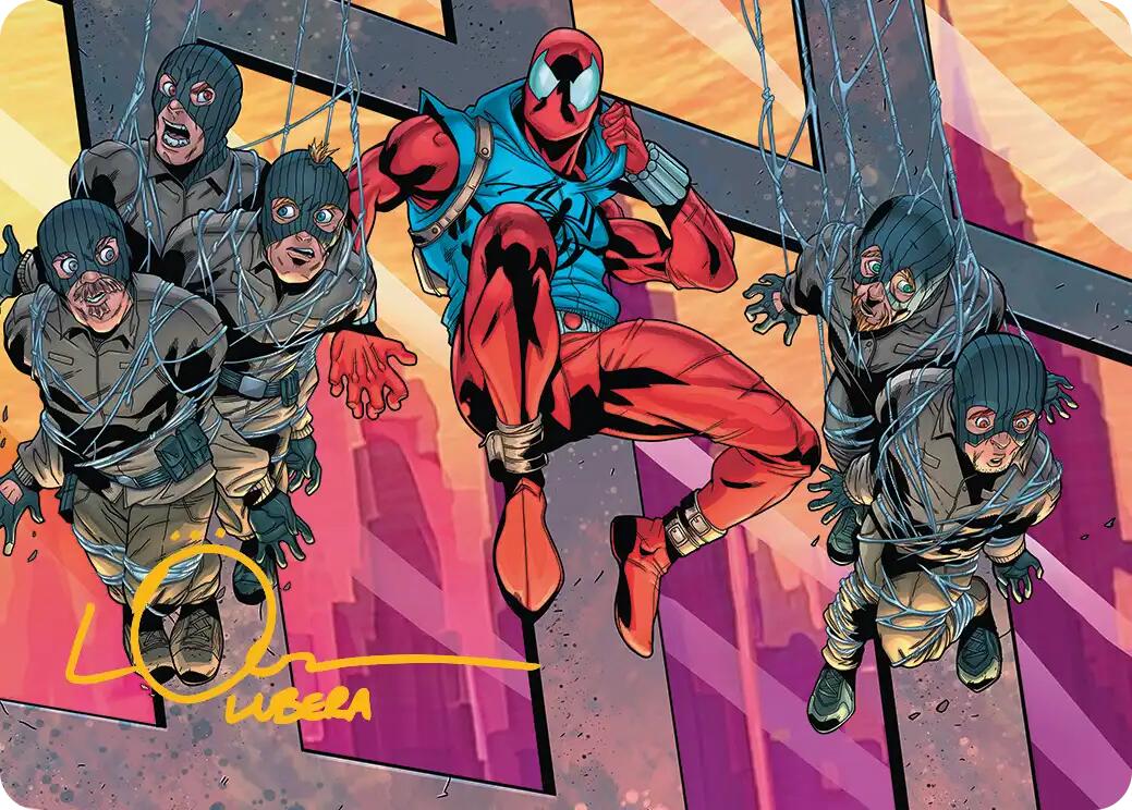 Scarlet Spider, Ben Reilly Art Card (Gold-Stamped Signature) [Marvel's Spider-Man Art Series] | Clutch Gaming