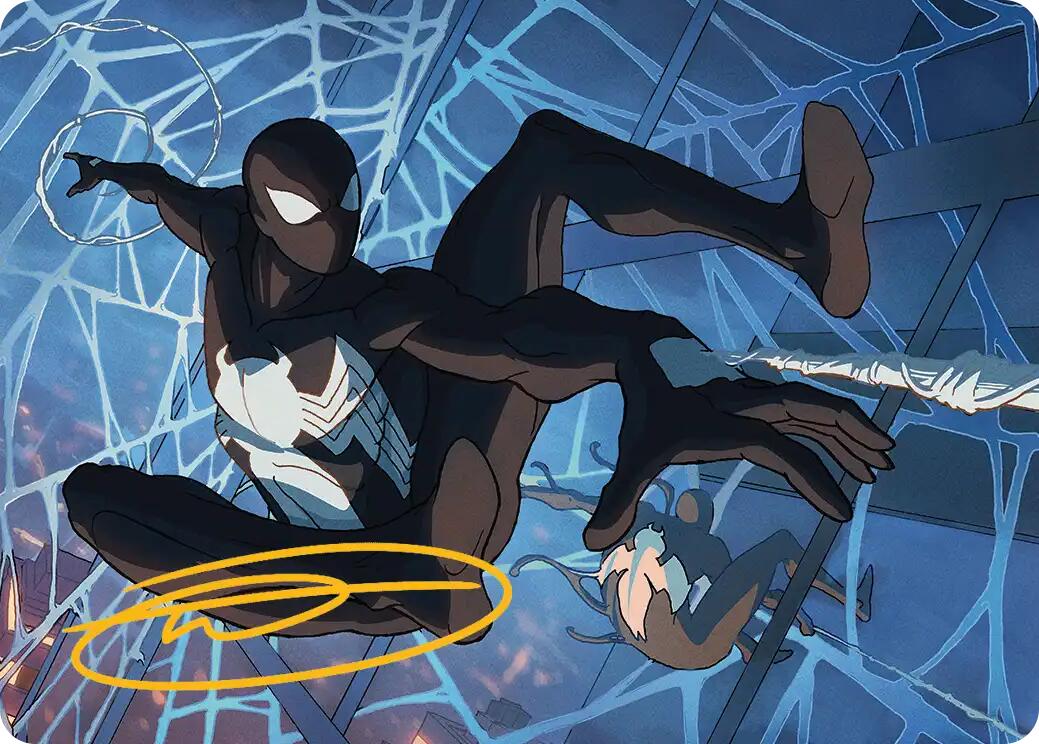 Symbiote Spider-Man Art Card (Gold-Stamped Signature) [Marvel's Spider-Man Art Series] | Clutch Gaming