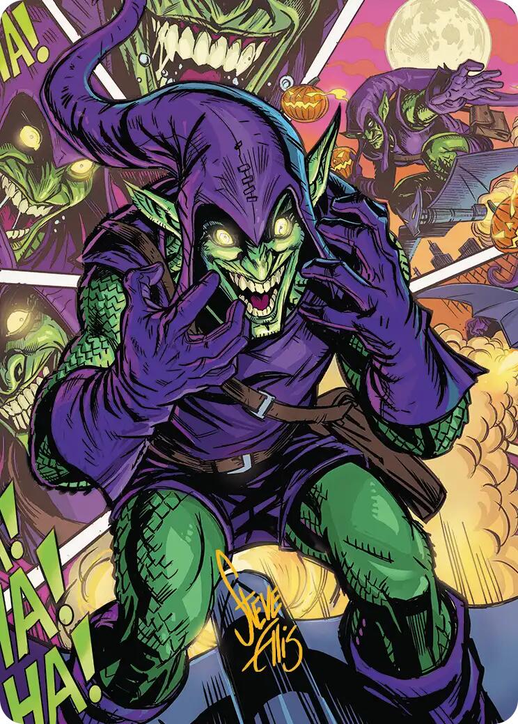Green Goblin Art Card (49/54) (Gold-Stamped Signature) [Marvel's Spider-Man Art Series] | Clutch Gaming