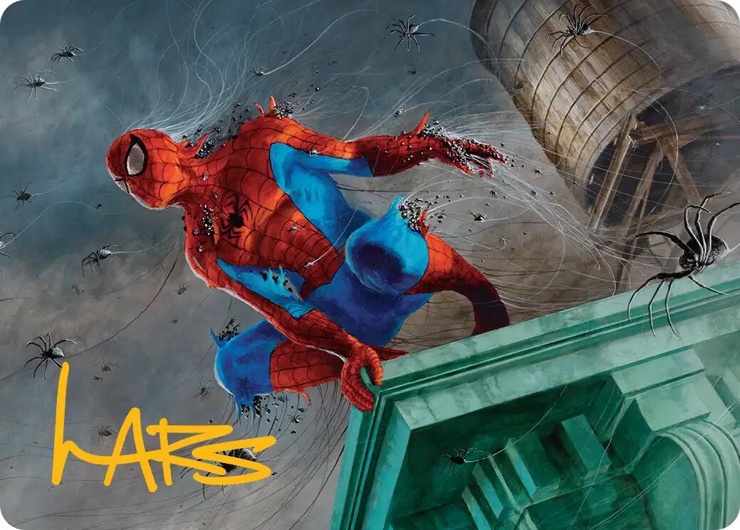 Spiders-Man, Heroic Horde Art Card (Gold-Stamped Signature) [Marvel's Spider-Man Art Series] | Clutch Gaming