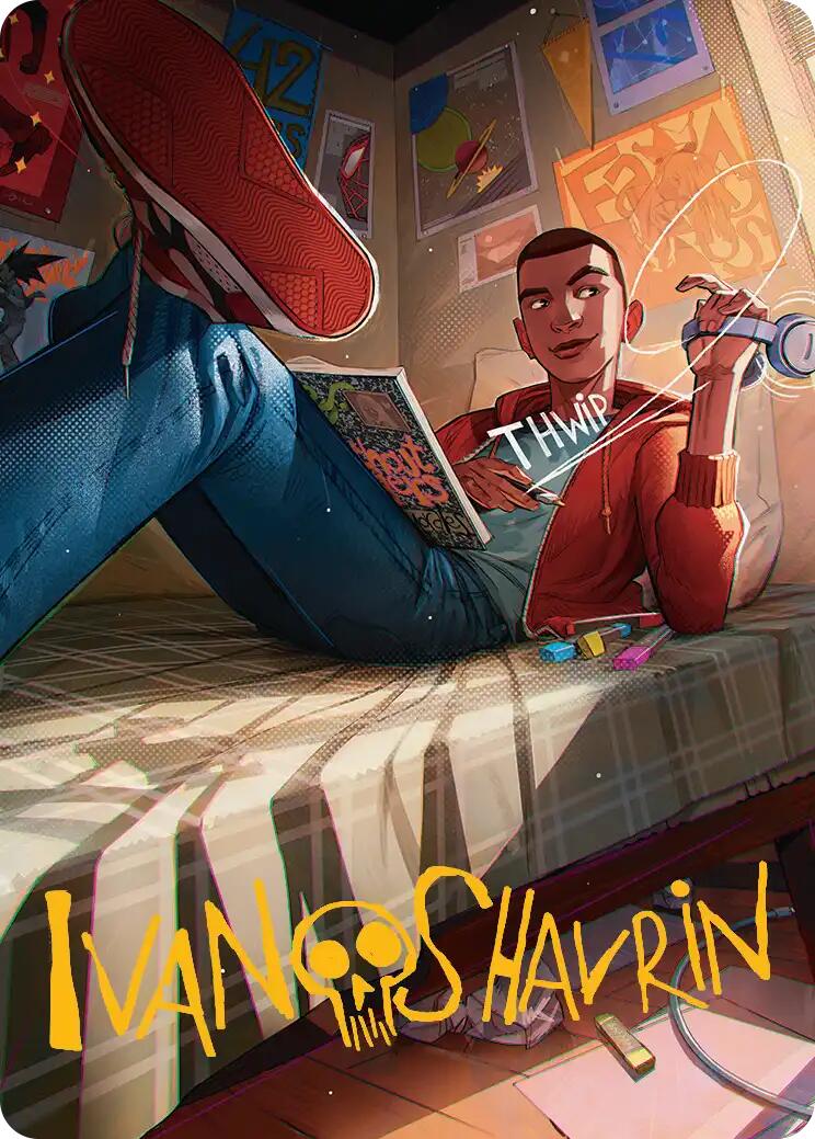 Miles Morales Art Card (Gold-Stamped Signature) [Marvel's Spider-Man Art Series] | Clutch Gaming