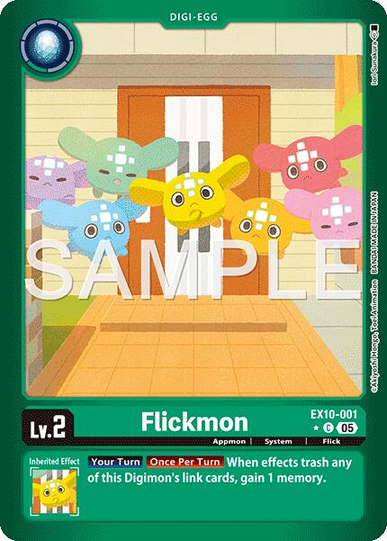 Flickmon [EX10-001] (Limited Foil) [Sinister Order] | Clutch Gaming