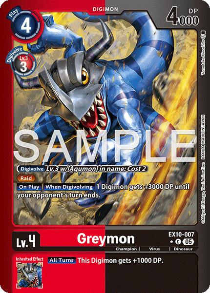 Greymon [EX10-007] (Limited Foil) [Sinister Order] | Clutch Gaming
