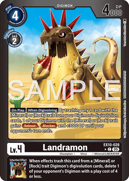 Landramon [EX10-028] (Limited Foil) [Sinister Order] | Clutch Gaming