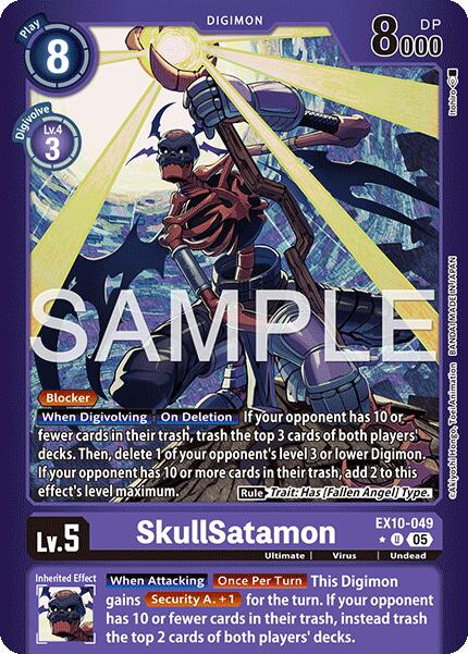 SkullSatamon [EX10-049] (Limited Foil) [Sinister Order] | Clutch Gaming